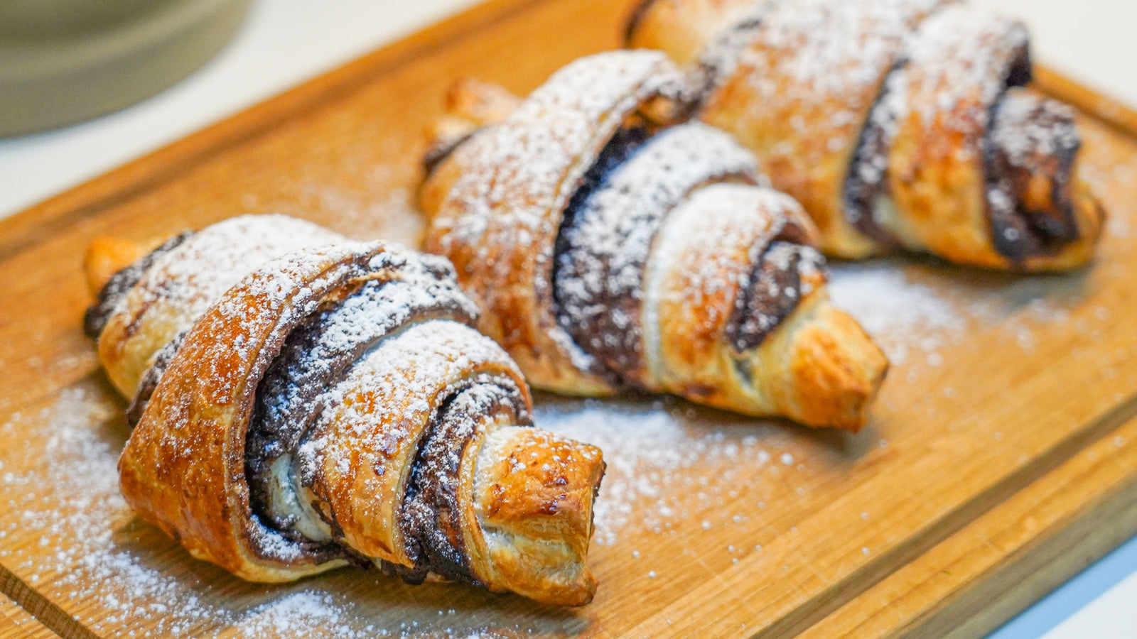Ekstra sprøde croissanter med nutella
