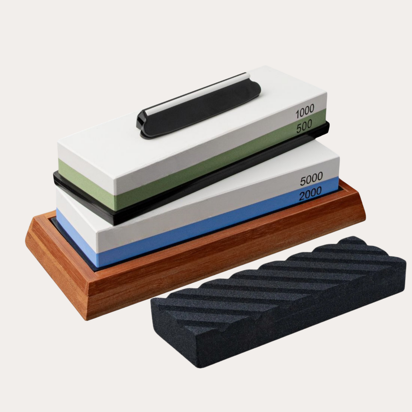 Knivsæt - Allround Set - Rose (4 knive) + gratis vedligeholdelsessæt. Normal pris: 4.643 kr. - Nu: 3.146 kr.