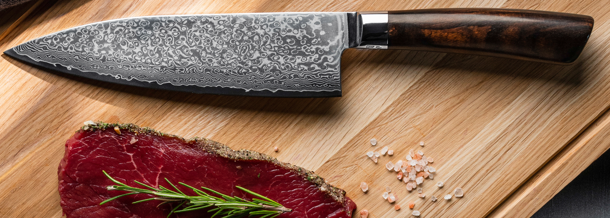 Rose kokkekniv fra Qookware
