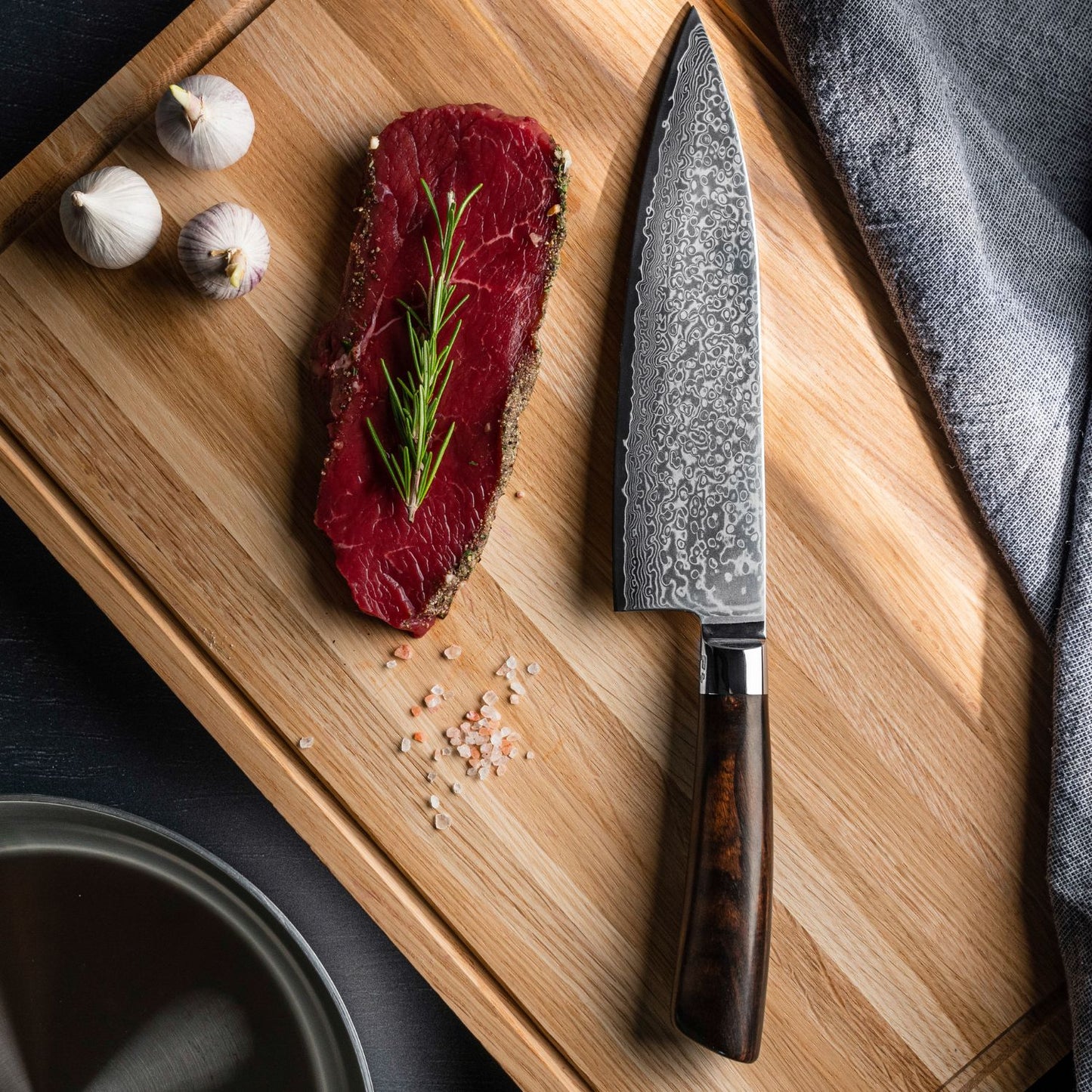 Knivsæt - Allround Set - Rose (4 knive) + gratis vedligeholdelsessæt. Normal pris: 4.643 kr. - Nu: 3.146 kr.