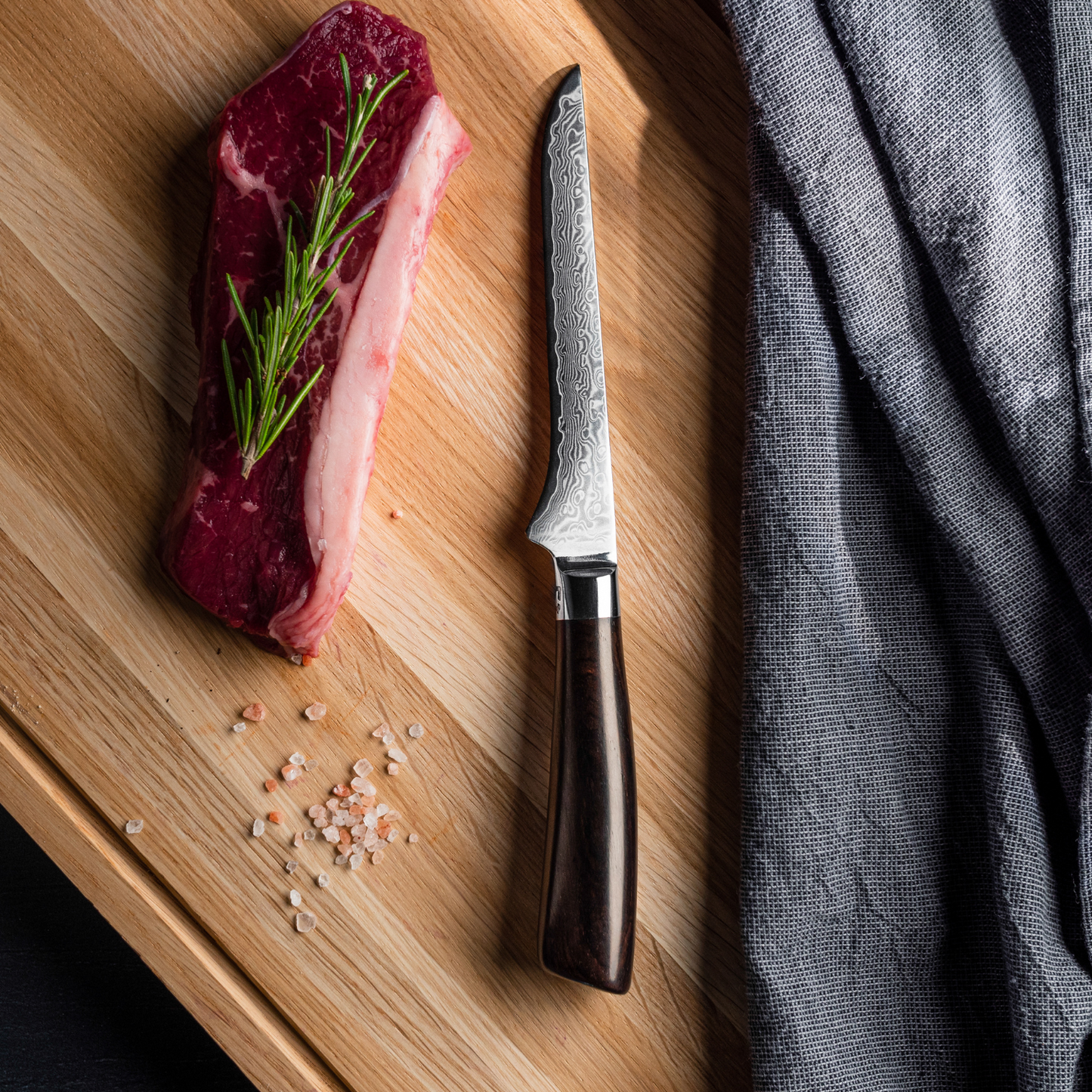 Knivsæt - Complete Set - Rose - (7 knive) + gratis vedligeholdelsessæt. Normal pris: 6.113 kr. - Nu: 4.996 kr.