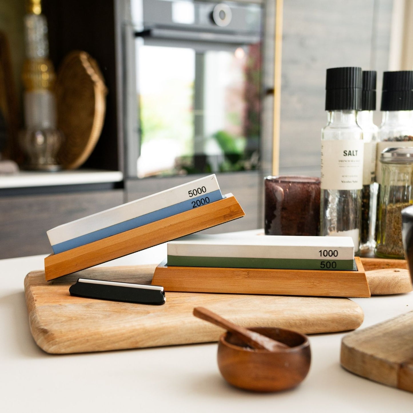 Knivsæt - Allround Set - Rose (4 knive) + gratis vedligeholdelsessæt. Normal pris: 4.643 kr. - Nu: 3.146 kr.