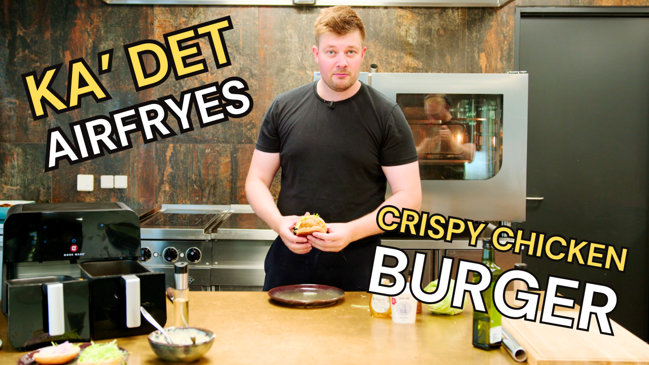 Crispy Chicken Burger i airfryer