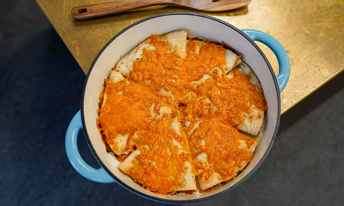 Sprøde Crunch Pockets med oksekød & cheddar
