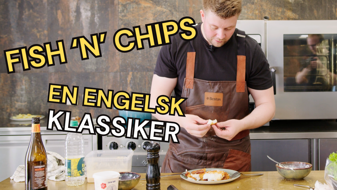 FIsh 'n' Chips med lækker sauce tartare