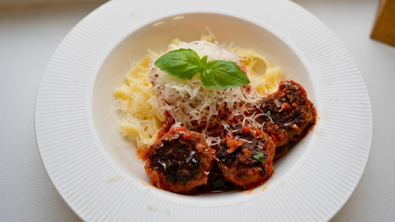 Pasta Meatballs i tomatsauce