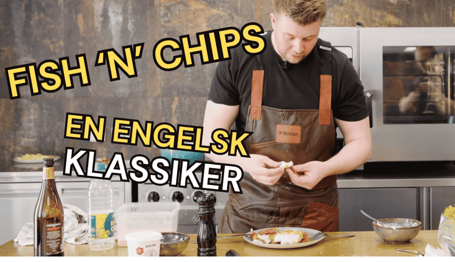 FIsh 'n' Chips med lækker sauce tartare