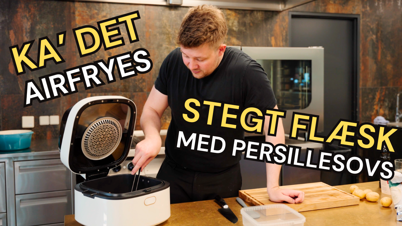 Stegt flæsk med hjemmelavet persillesovs