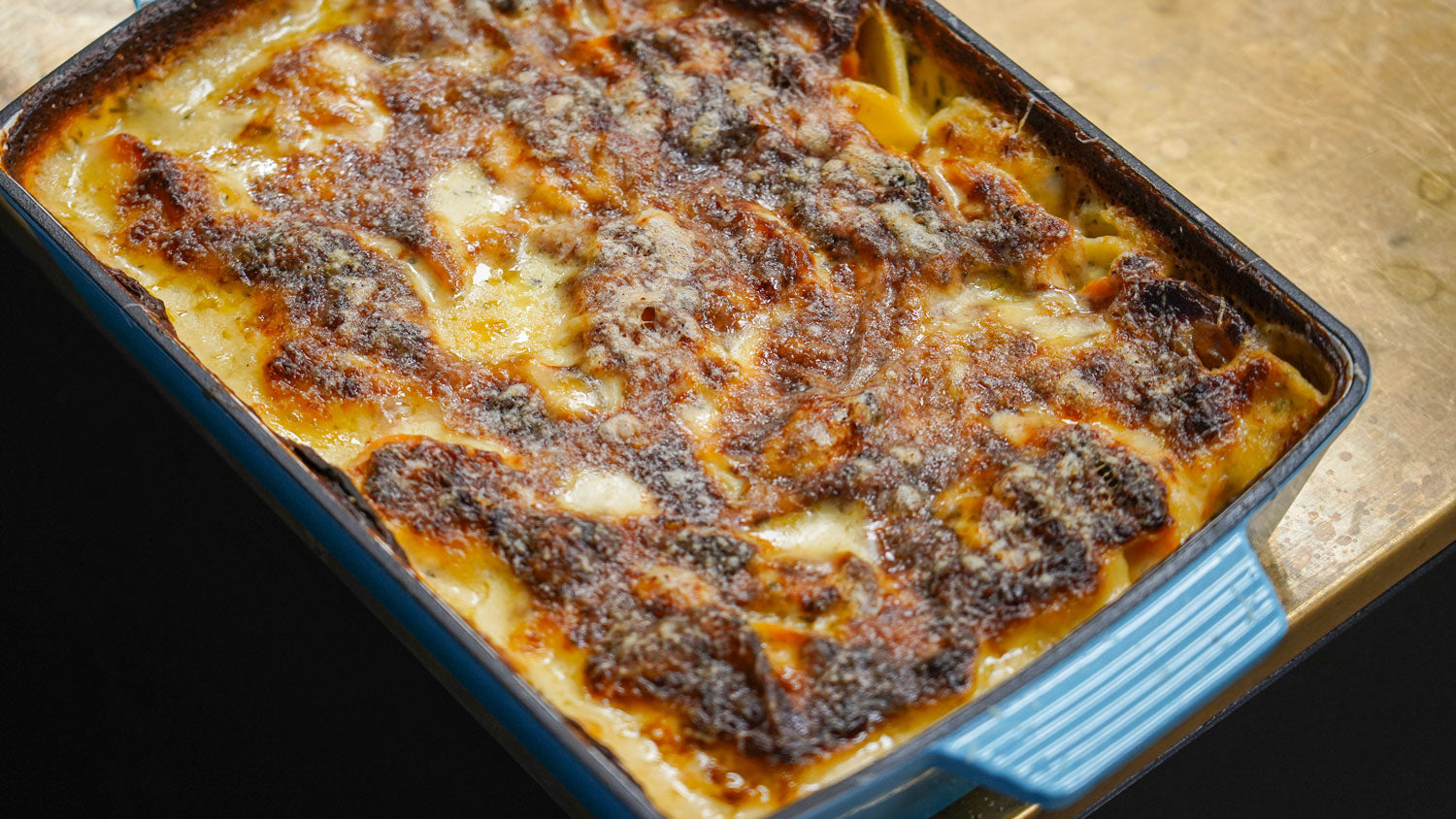 Flødekartofler med søde kartofler