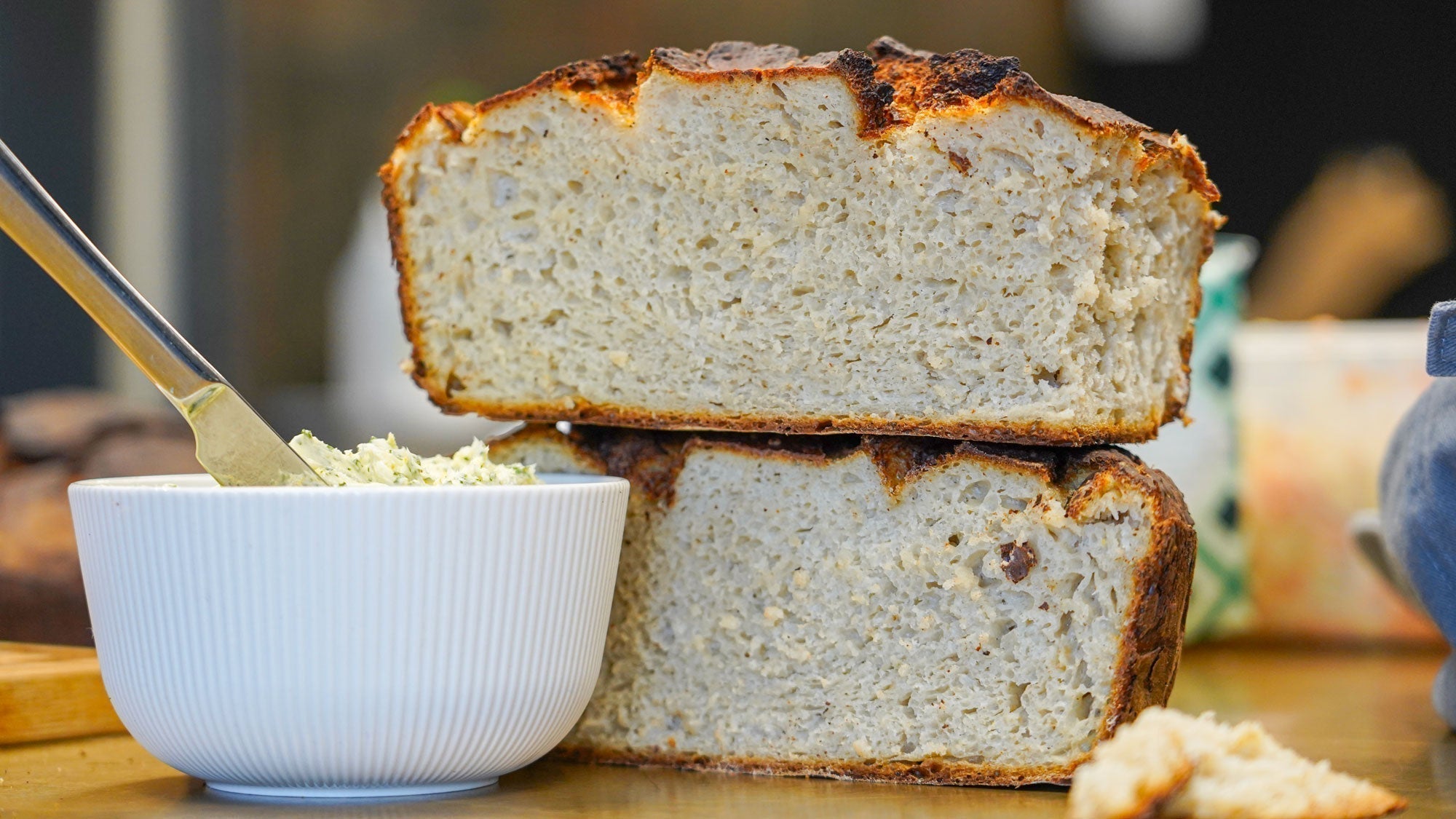 Klassisk grydebrød med æltefri dej