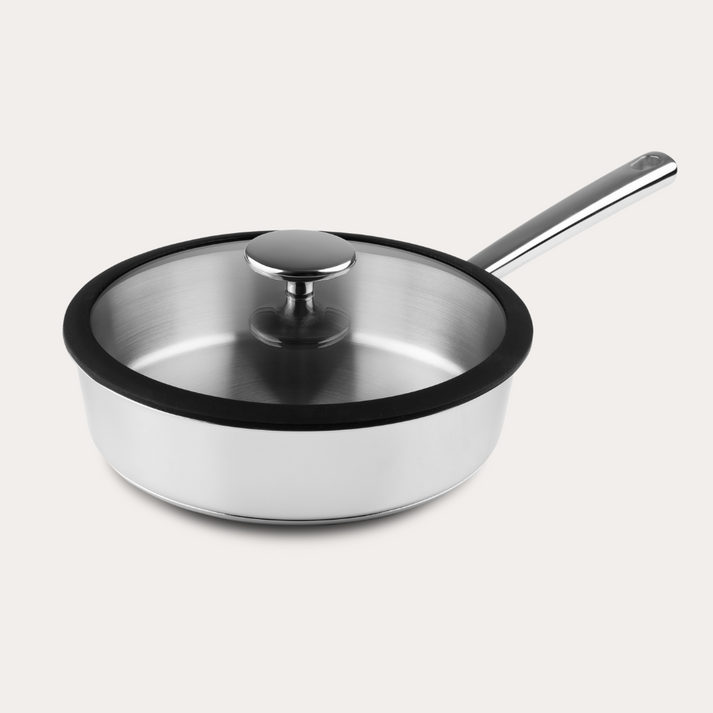 Sauterpande med låg 24 cm fra Qookware