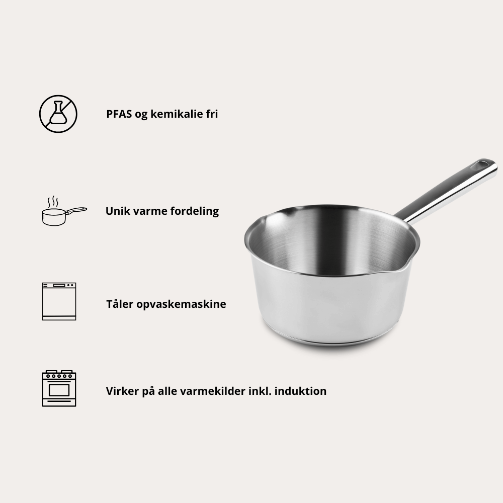 Kasserolle - 1,4 liter - ChefGrade