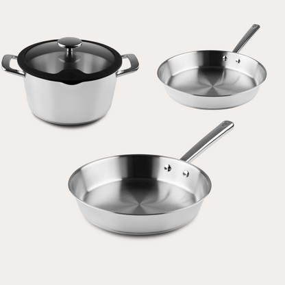 Gryde 4,8 L, 24 cm pande, 28 cm pande (gratis) - Normal pris: 2.497 kr. - Nu: 1.698 kr.
