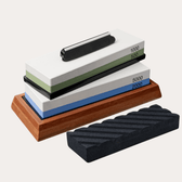 KnivSæt Allround Set Rose 4 Knive Og VedligeholdelsesSæt fra Qookware