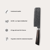 Nakiri Kniv Rose fra Qookware