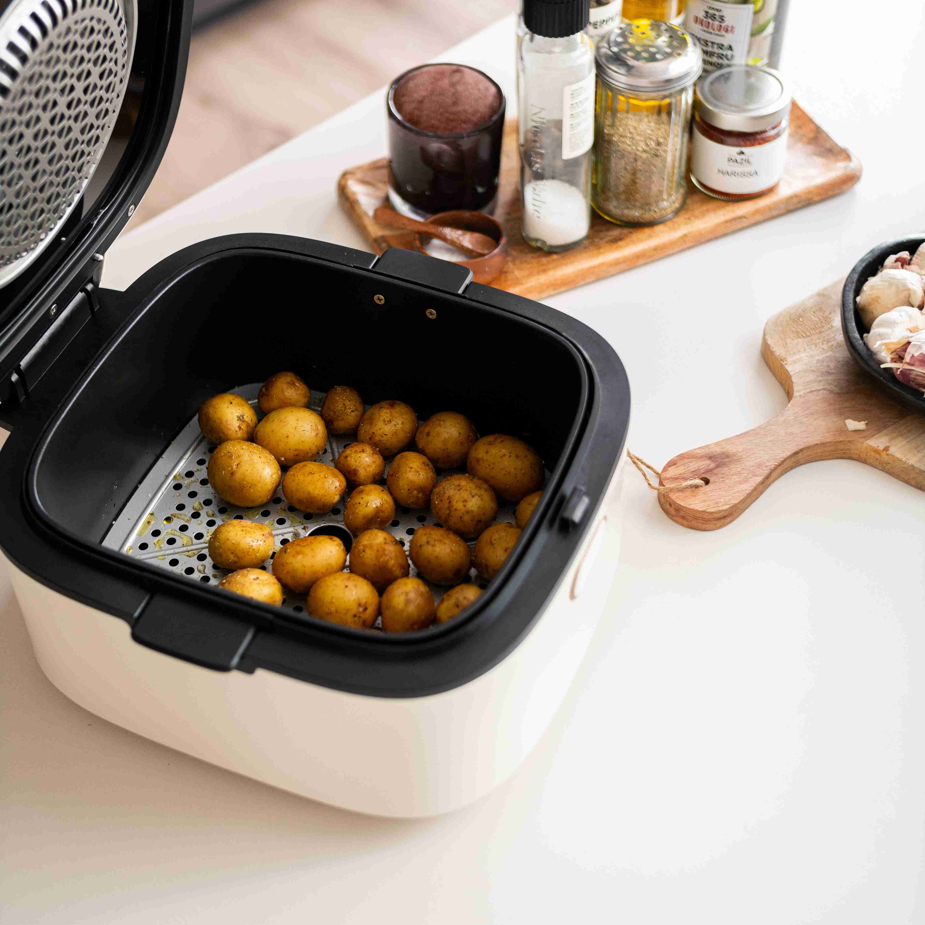 Tilberedning af kartofler i airfryer 