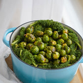 Stor gryde i emaljeret støbejern