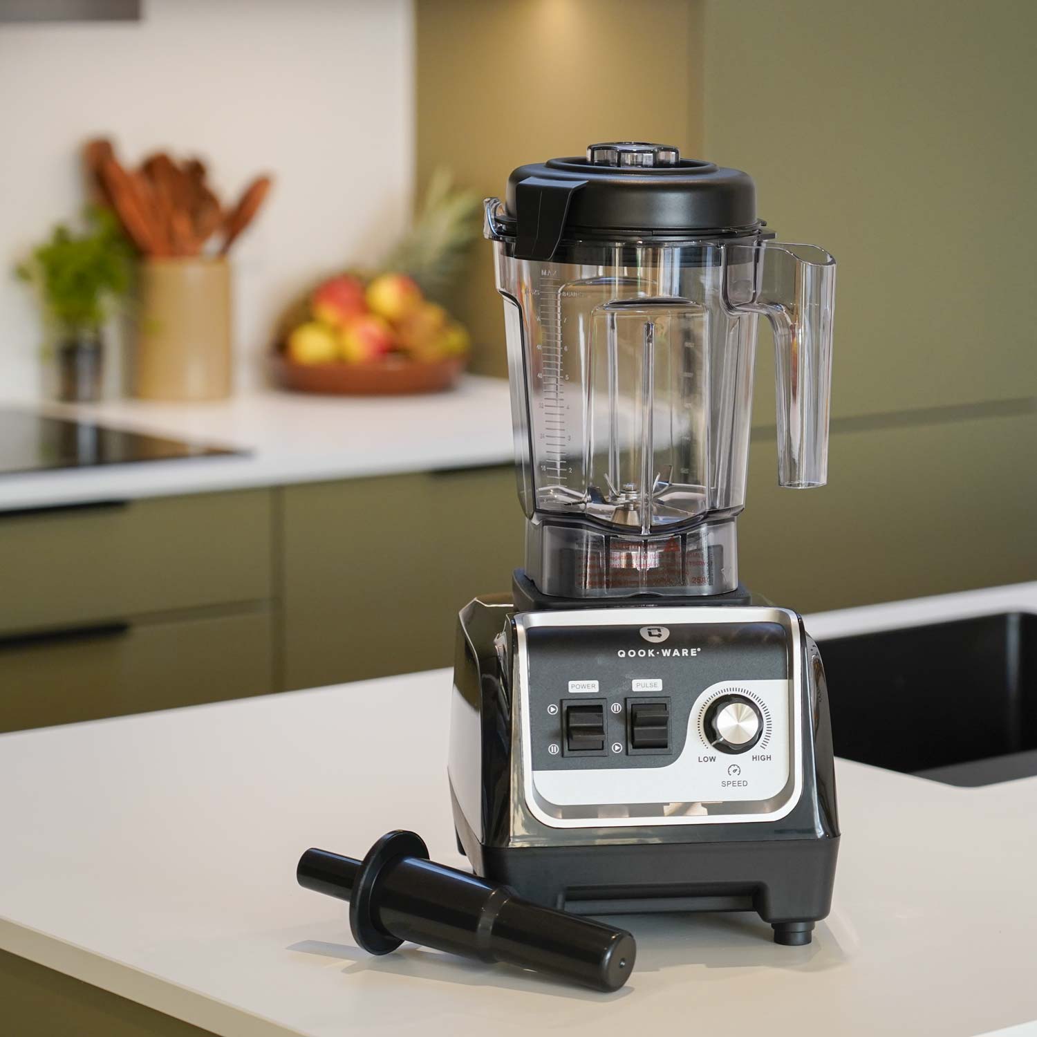 Qookware blender med stamper