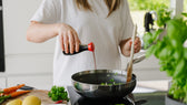 6-ply Fusion wokpande 28 cm fra Qookware