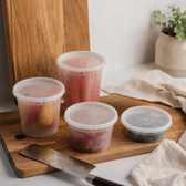 Deli containers – Opbevaringsbøtter med låg (40 stk.)