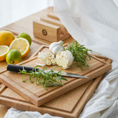 Lille skærebræt i egetræ