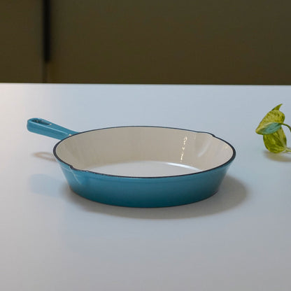 Emaljeret støbejern pande på 26 cm