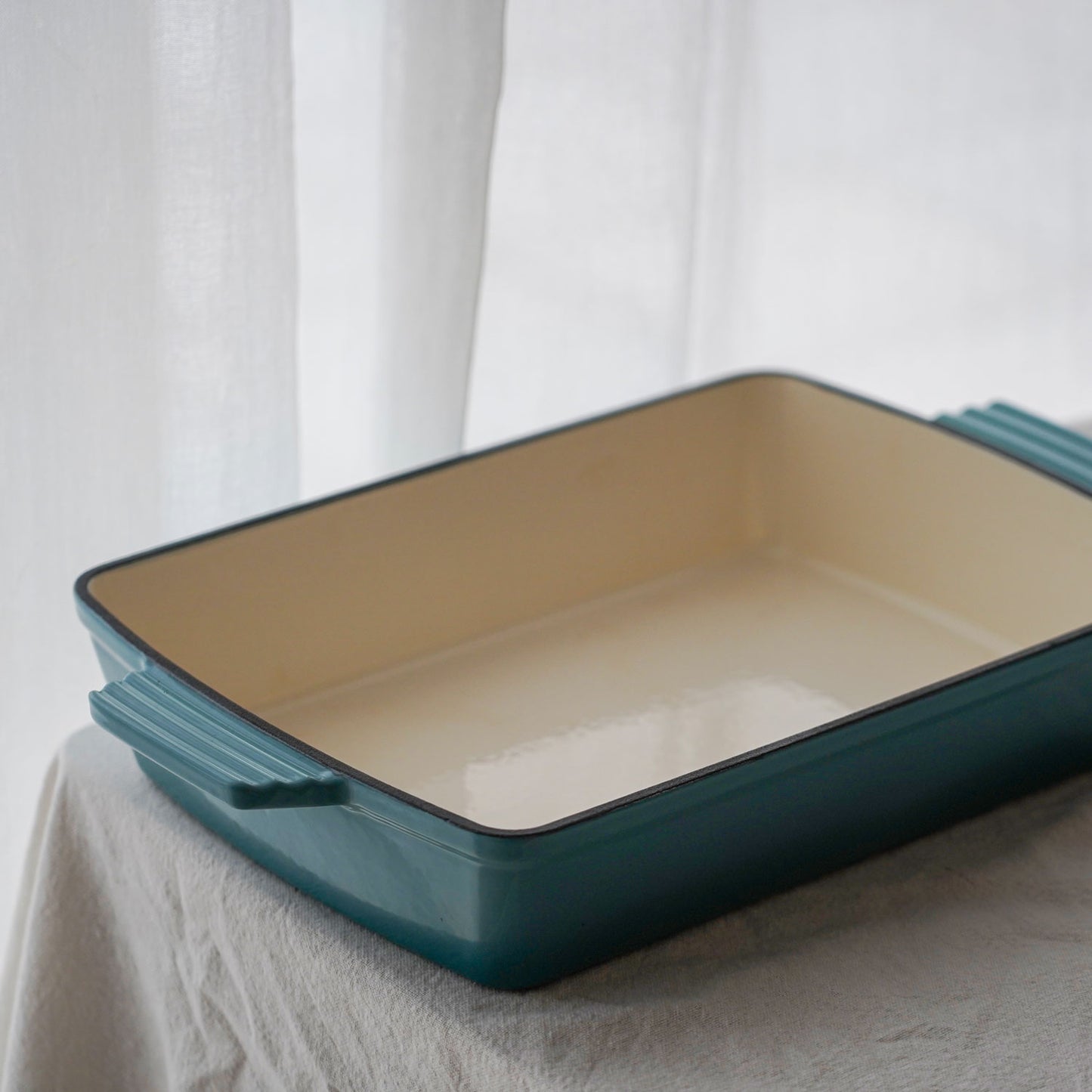 Fad i emaljeret støbejern Qookware