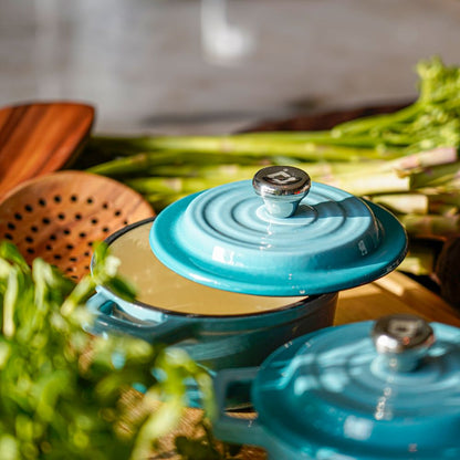 Emaljeret støbejern minigryde 0,2 liter