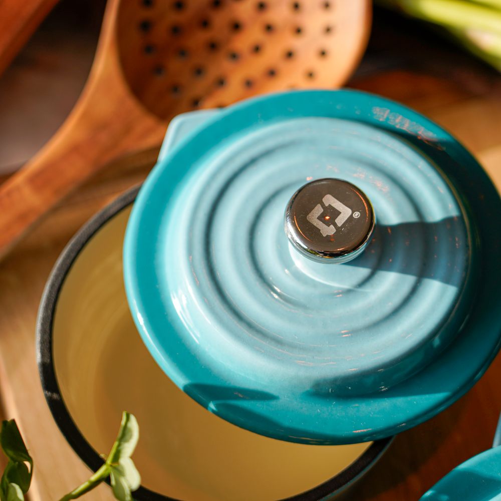 Emaljeret støbejern minigryde 0,2 liter