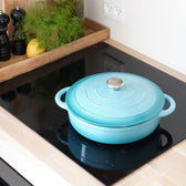 Støbejerns Sautergryde Emaljeret X Liter Farve fra Qookware