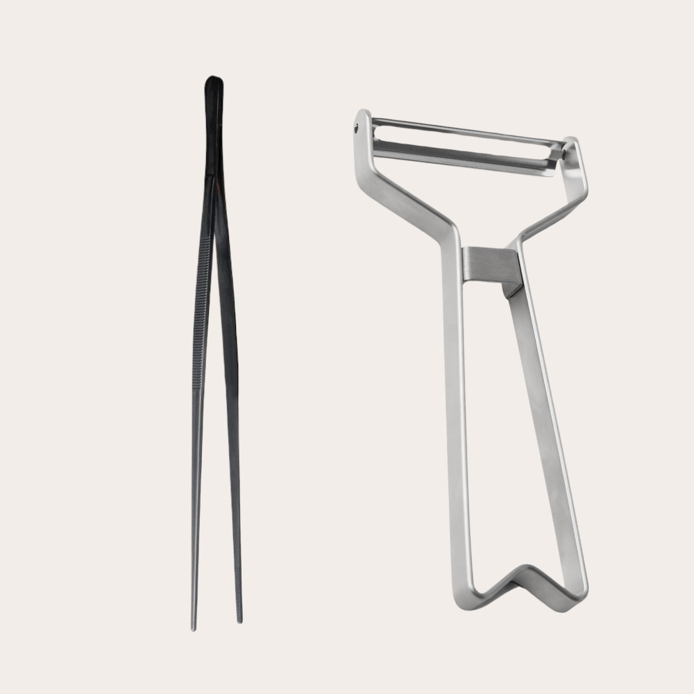 Skræller + madpincet