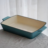 Støbejerns Fad Emaljeret X Liter Farve fra Qookware