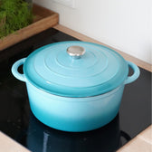 Støbejerns Gryde Emaljeret 6 3 Liter fra Qookware