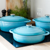 Emaljeret Støbejern GrydeSæt fra Qookware