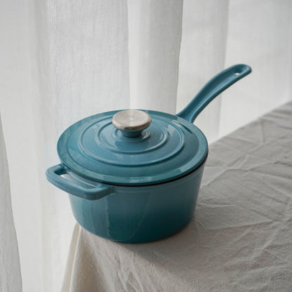 Støbejerns Kasserolle Emaljeret X Liter Farve fra Qookware