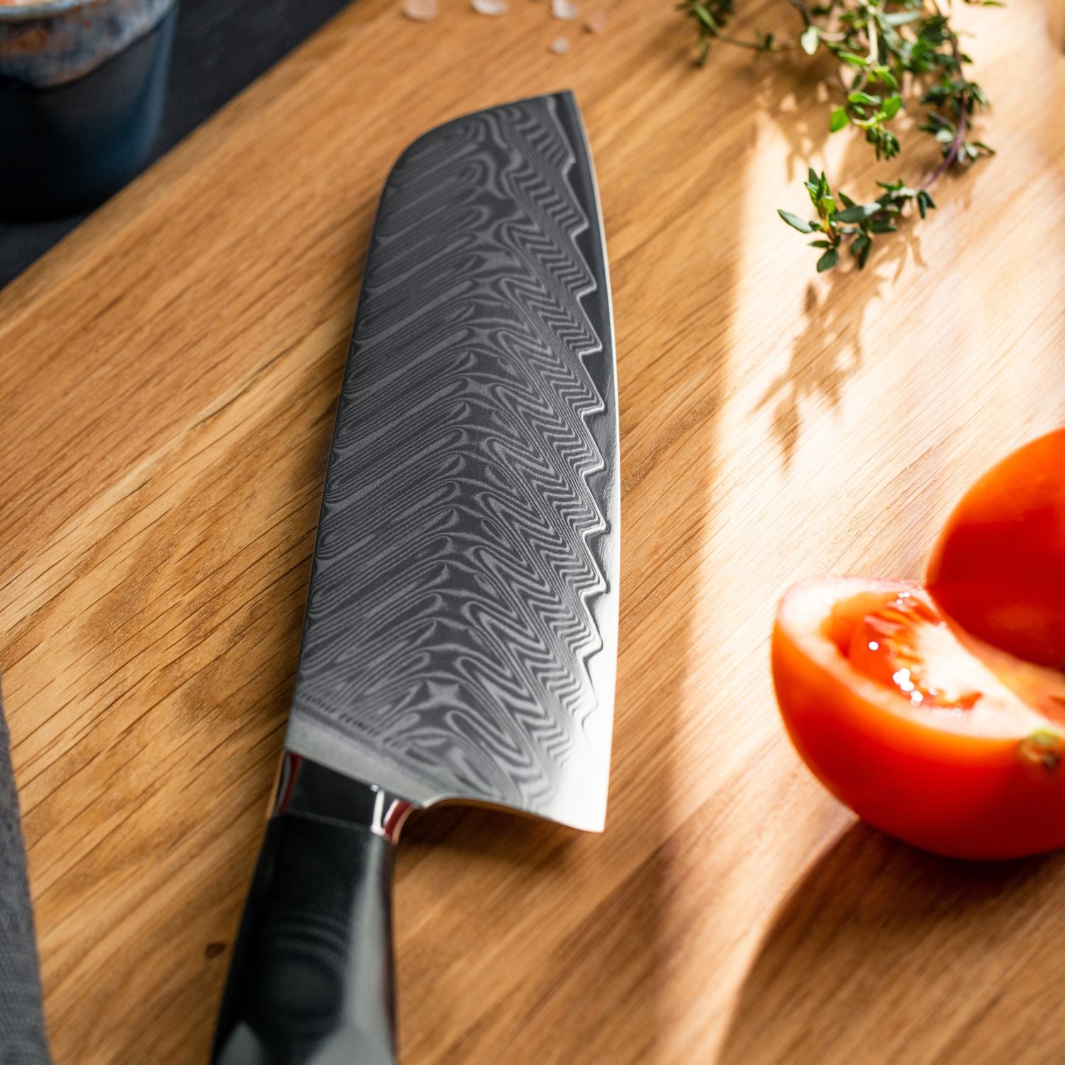 Santoku kniv - Black