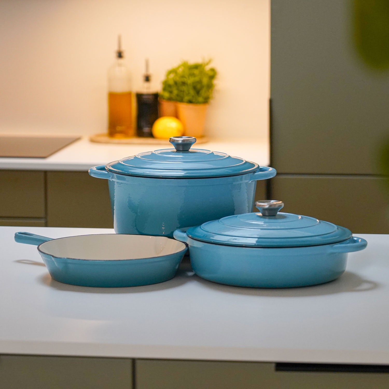 Allround støbejernssæt