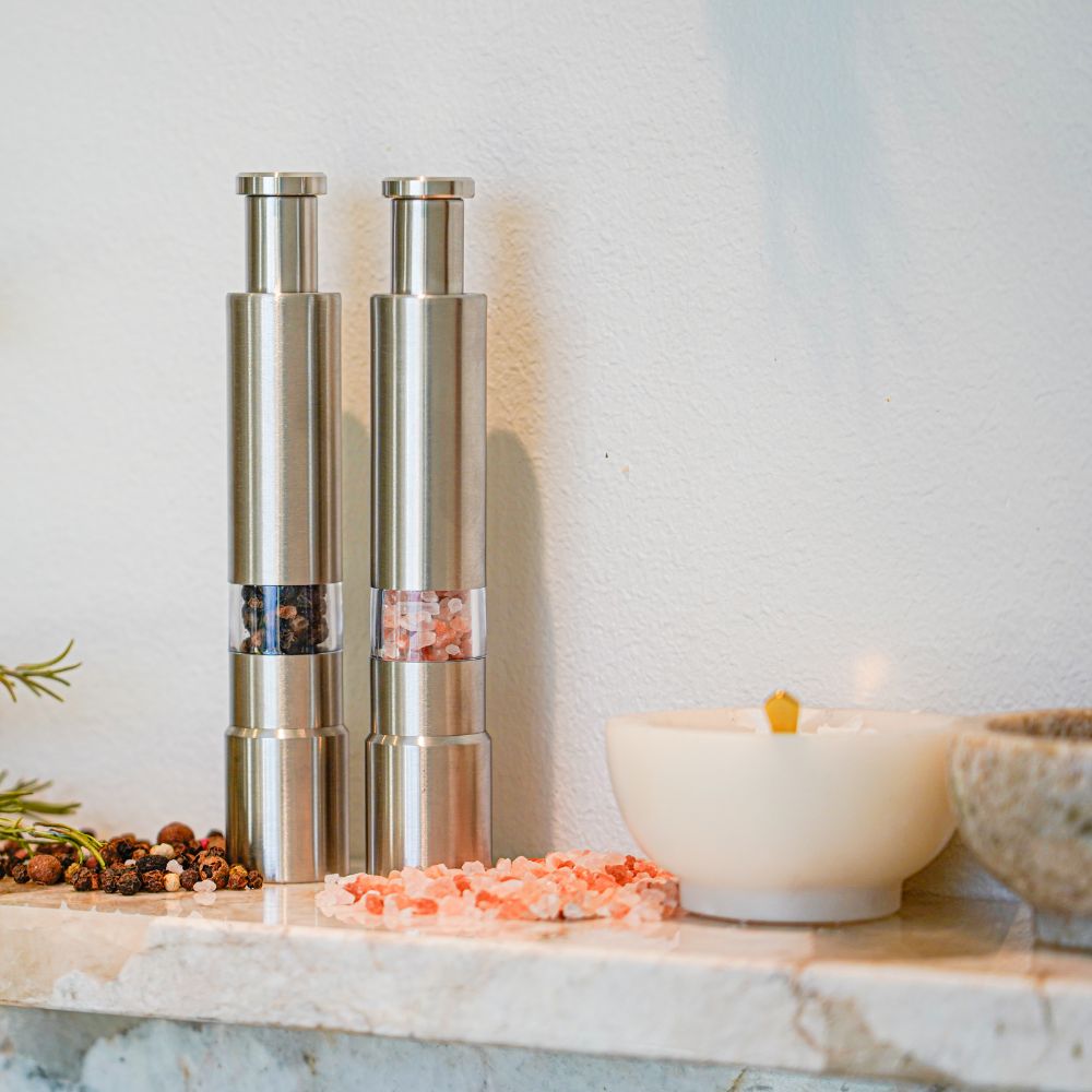 Salt- og peberkværn - Sæt med 2 stk.