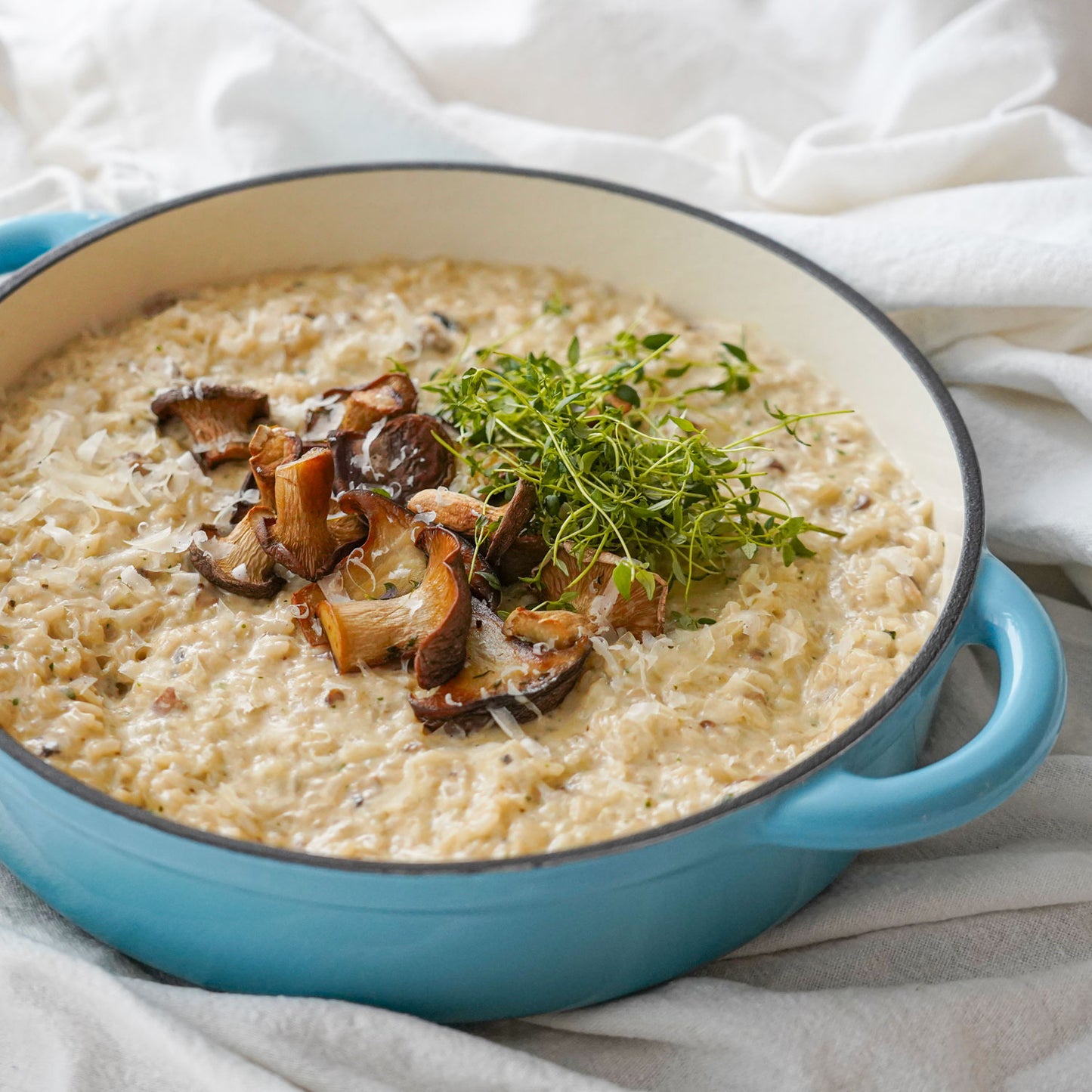 Anretning i sautergryde i emaljeret støbejern 3,5 liter