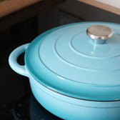 Støbejerns Sautergryde Emaljeret X Liter Farve fra Qookware