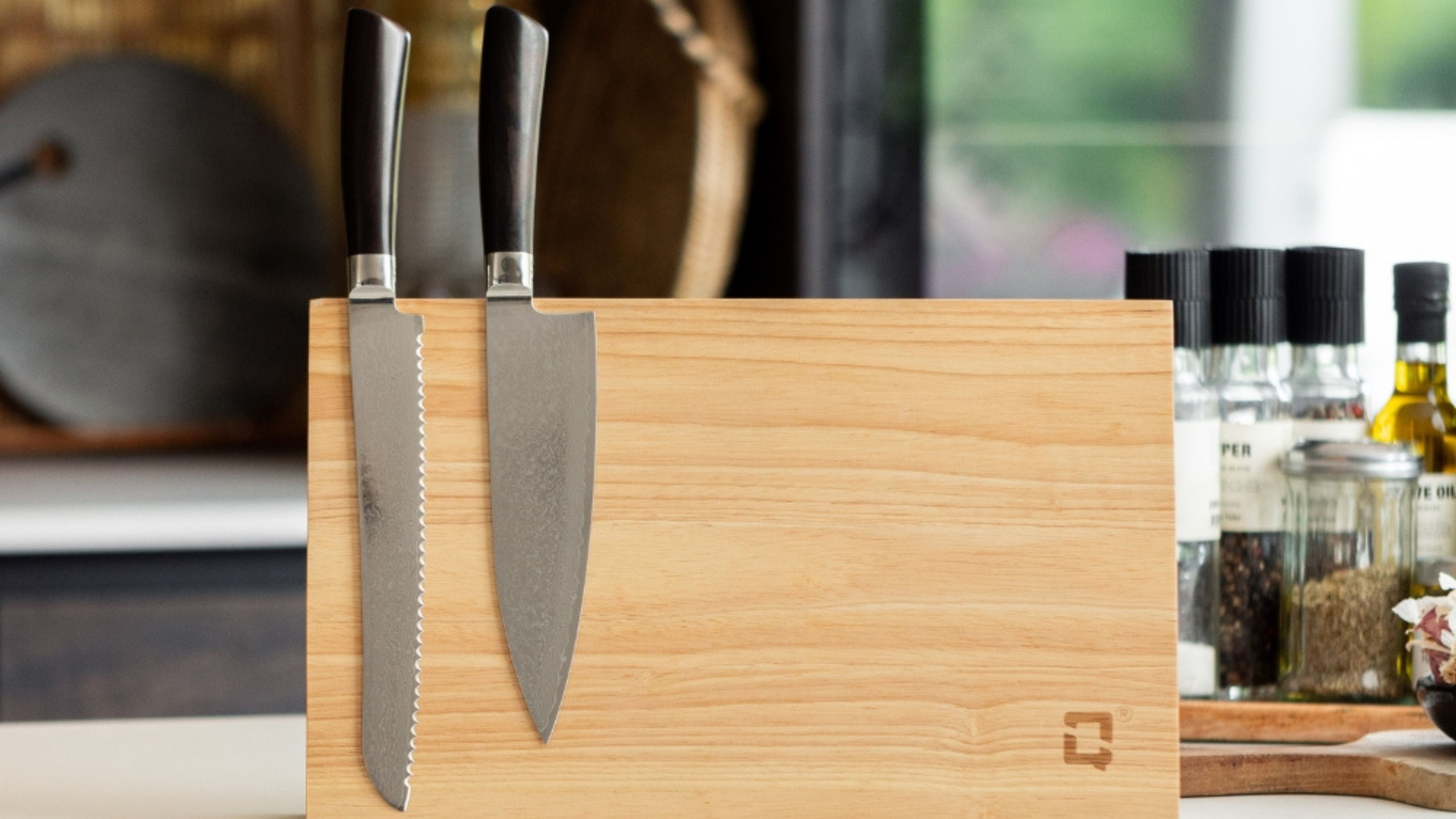 Magnetisk knivholder til bord fra Qookware