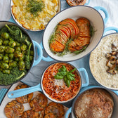 Emaljeret støbejerns grydesæt fra Qookware