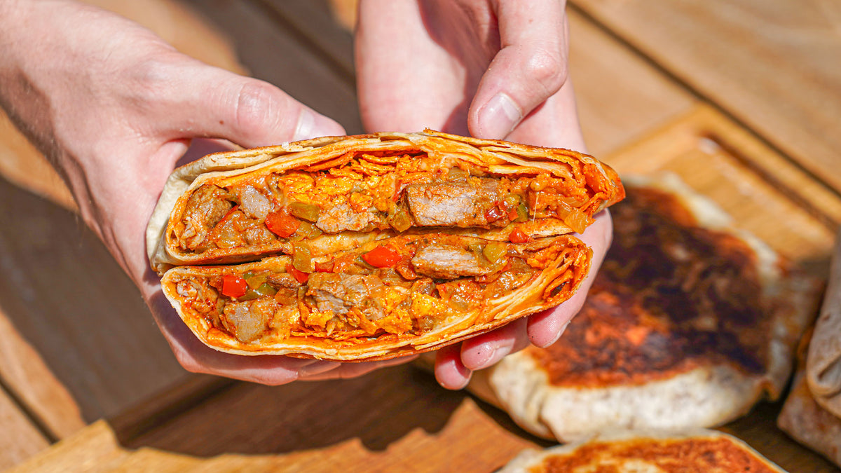 Cheese steak crunchwrap