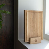 Skærebrætter I Egetræ Med Saftrille fra Qookware