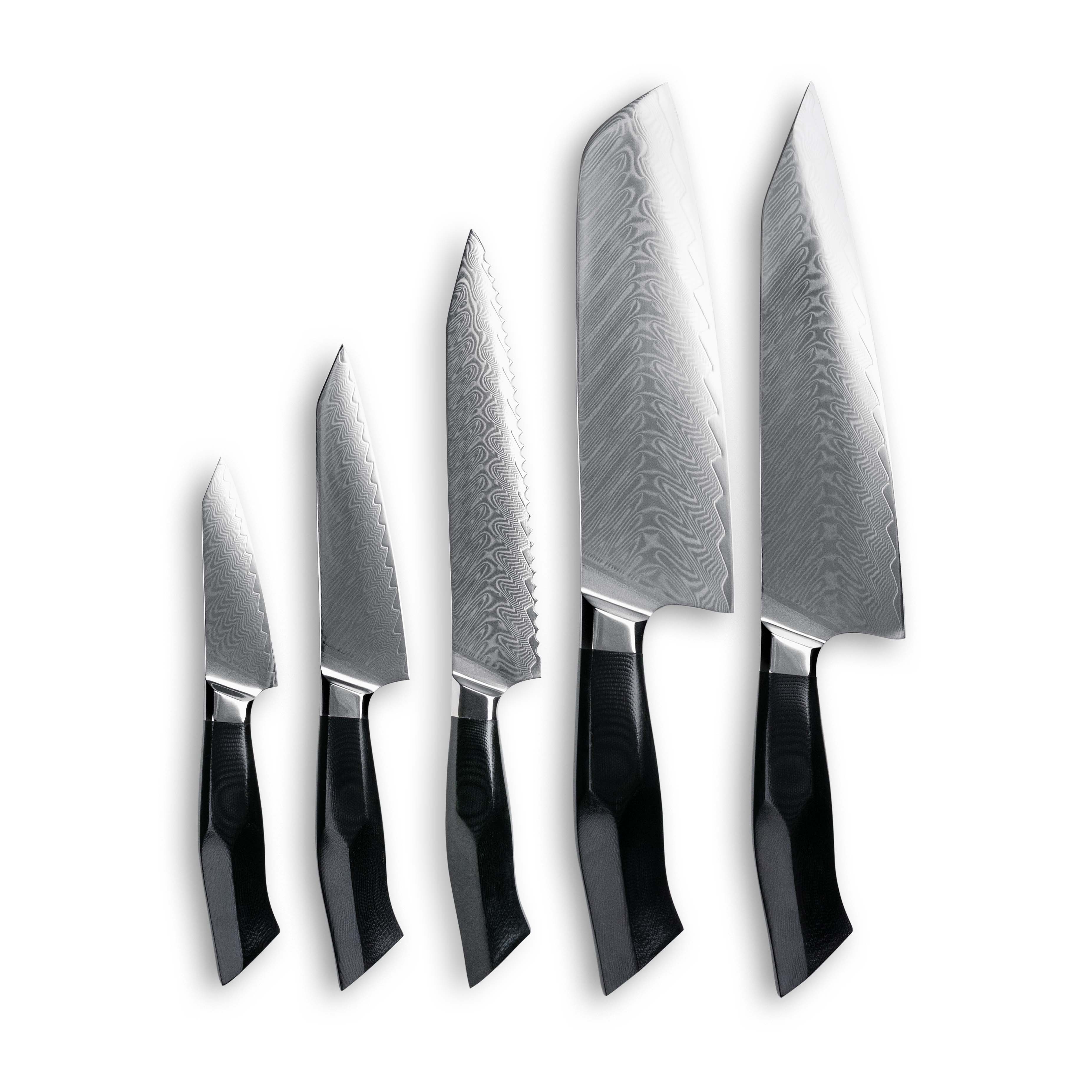 Complete knivsæt - Black Series - 5 forskellige knive