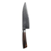 Gyuto kokkekniv - lavet i 67 lags stål og med et skæfte i palisandertræ